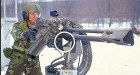 2,000 Rounds Per Minute 50 Cal Gatling Gun