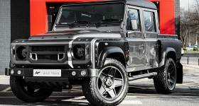 LAND ROVER DEFENDER 110 PICK UP CHELSEA WIDE TRACK front three quarters - featured image