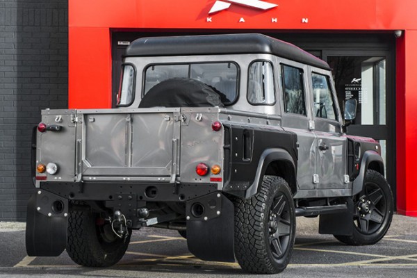 LAND ROVER DEFENDER 110 PICK UP CHELSEA WIDE TRACK rear three quarters