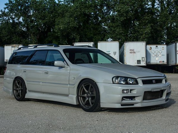 Nissan R34 GT-R Wagon front three quarters