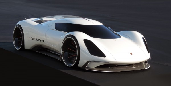 Porsche Electric Le Mans 2035 Prototype front three quarters