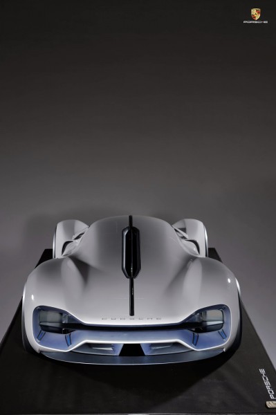 Porsche Electric Le Mans 2035 Prototype top view rear angle