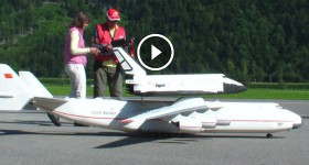 RC Buran und RC Antonov An-225 Mriya with Problems Itself Constructed JWM2013
