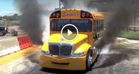 SCHOOL BUS DRAG RACING PUERTO RICO
