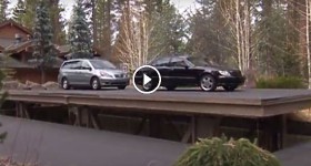 See the disappearing garage in action