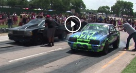 Street Outlaws KAMIKAZE El Camino -vs- Mustang