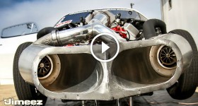 TWIN TURBO '701 2 Z28 STEVE SUMMERS CAMARO WARMUP AND TEST HITS AT RT66