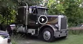 1978 Peterbilt 359 started up after 8 years of sitting