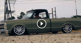 Andys slammed Bagged Chevy truck