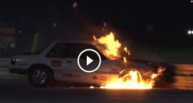 FIERY Drag Racing Wreck