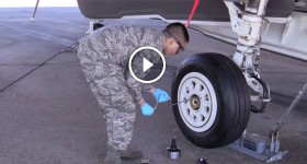 How to Replace Tire on $182 Million Dollars Plane - F-35 Tire Change