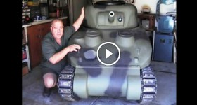 How to build a 2 5 th scale SHERMAN Tank. part 1