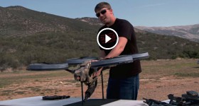 Prototype Quadrotor with Machine Gun!