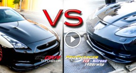 1400rwhp C6 Z06 vs. 1170whp SZM BLGTR 1300
