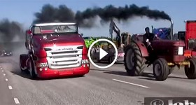 scania cabrio truck vs tractor
