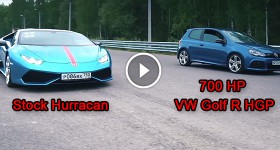 700 HP VW Golf R HGP Vs Lamborghini Huracan