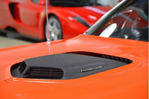 1971 Plymouth Cuda HEMI shaker hood