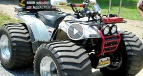 1995 Yamaha Wolverine Pulling ATV