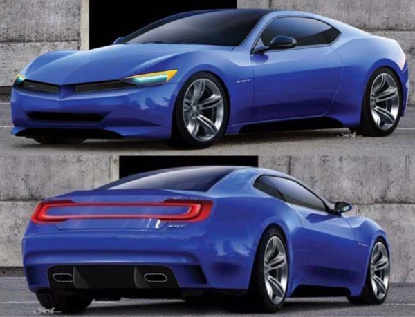 2016 Dodge Barracuda Concept front and rear three quarters