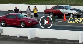 700 HP Mustang Twin Turbo VS Chevelle Malibu SANAIR DRAG