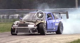 The Drift Samurai Testing His Turbo LS 240sx at Topp Drift