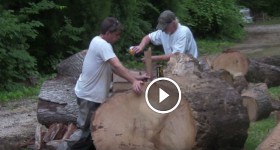 Redneck Log Splitter Black Powder Method
