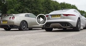 Jaguar F-Type R AWD Coupe Vs. Nissan GTR