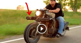 Gatling Gun Motorcycle