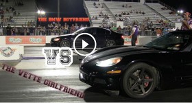 Girlfriend beats Boyfriend in Drag Race