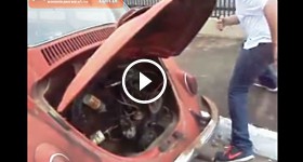 Jump Start A VW Beetle In 10 Seconds