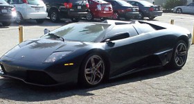 Lamborghini Murcielago Roadster front three quarters - cl
