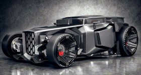 Lamborghini Rat Rod front three quarters - cl