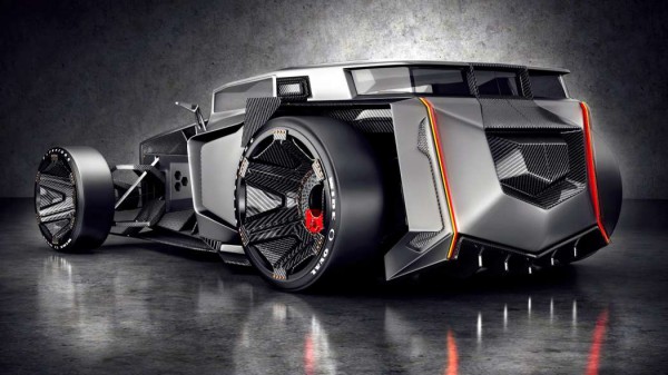 Lamborghini Rat Rod rear three quarters