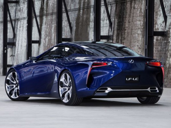 Lexus LF-LC Concept rear three quarters view