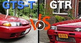 THE NISSAN SKYLINE GTS-T VS THE GTR