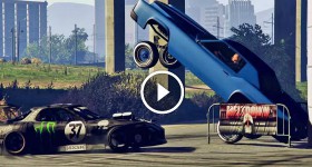 GTA 5 KEN BLOCK MEETS MAD MIKE; GYMKHANA EIGHT WILD IN THE STREETS OF LOS SANTOS