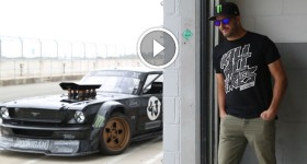 How to drift by Ken Block – shredding tyres in the 845bhp Hoonicorn Mustang