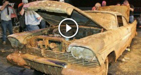 Tulsa County Buried 1957 Plymouth Belvedere
