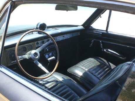 1964 Plymouth Barracuda for $5,300 cock pit