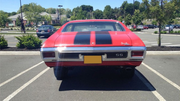 1970 Chevrolet Chevelle SS rear end view