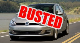 2015 Volkswagen Golf front three quarters in motion - cl