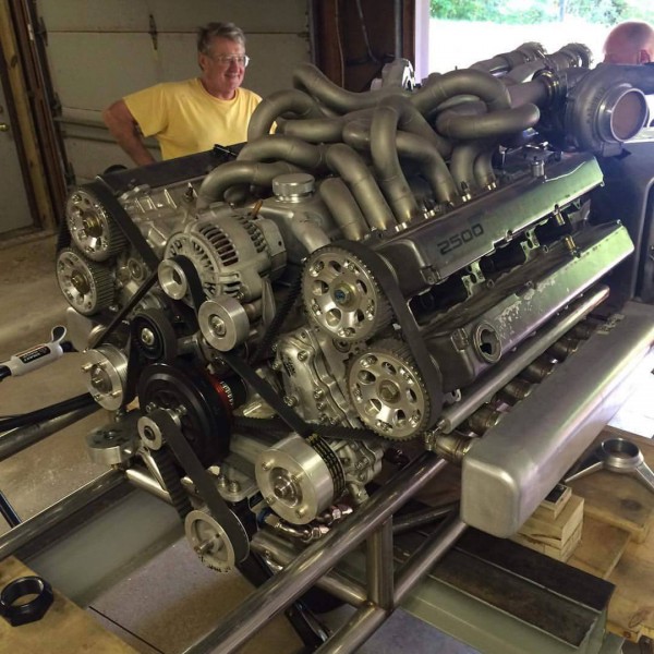 A Quad-Turbo V12 From 2 Supra Motors front three quarters