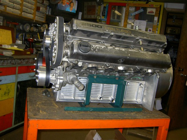 A Quad-Turbo V12 From 2 Supra Motors side view