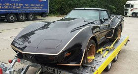 Christian Stark's Chevy Corvette custom front three quarters - cl