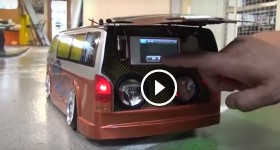 Drifting RC Van With Hiace Speaker System
