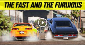 Grand Theft Auto 5 - The Fast and the Furious Drag Scene