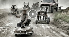 Mad Max GoKart Paintball War - 4K!