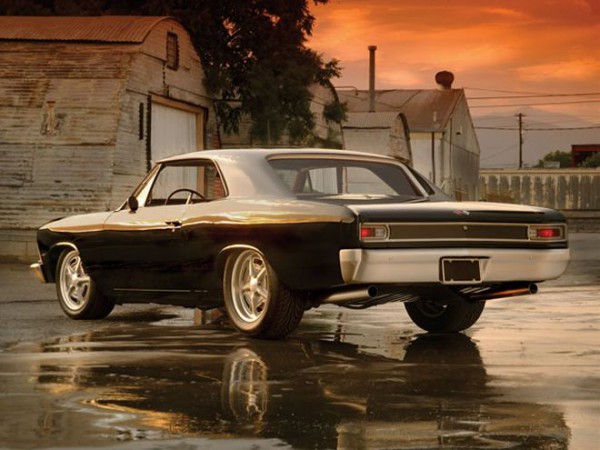 So-Cal Speed Shop 1966 Chevrolet Chevelle LS7 rear three quarters