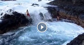 Swimming in wild waters