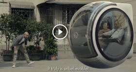 Volkswagen People's car project, Hover Car, the flying two-seater - cl